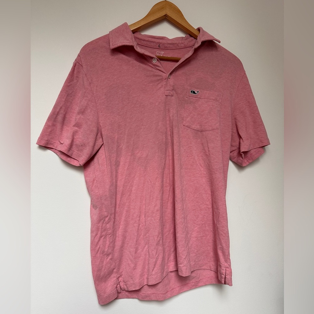Vineyard Vines Edgartown Polo – Men’s Small – Pink